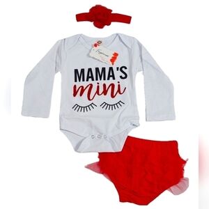 MAMA'S Mini 3-Piece Baby Clothes Matching Set